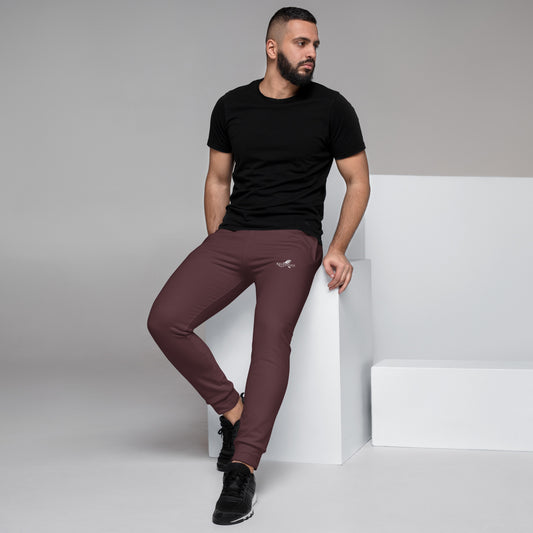 Relentless Burgundy Joggers Logo