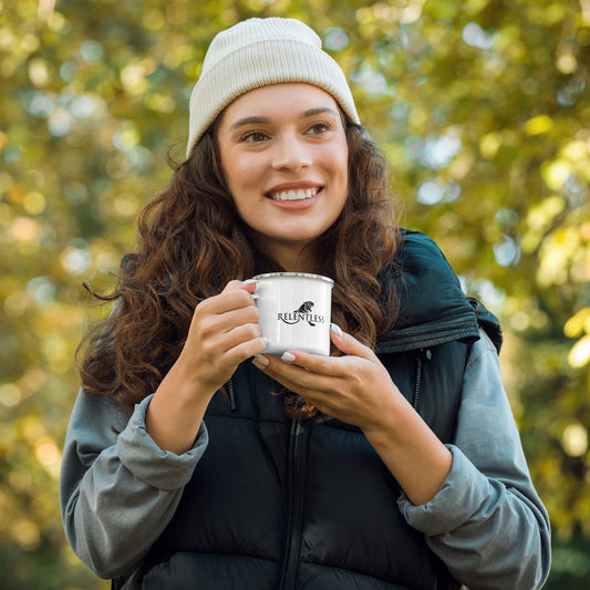 Relentless Enamel Mug