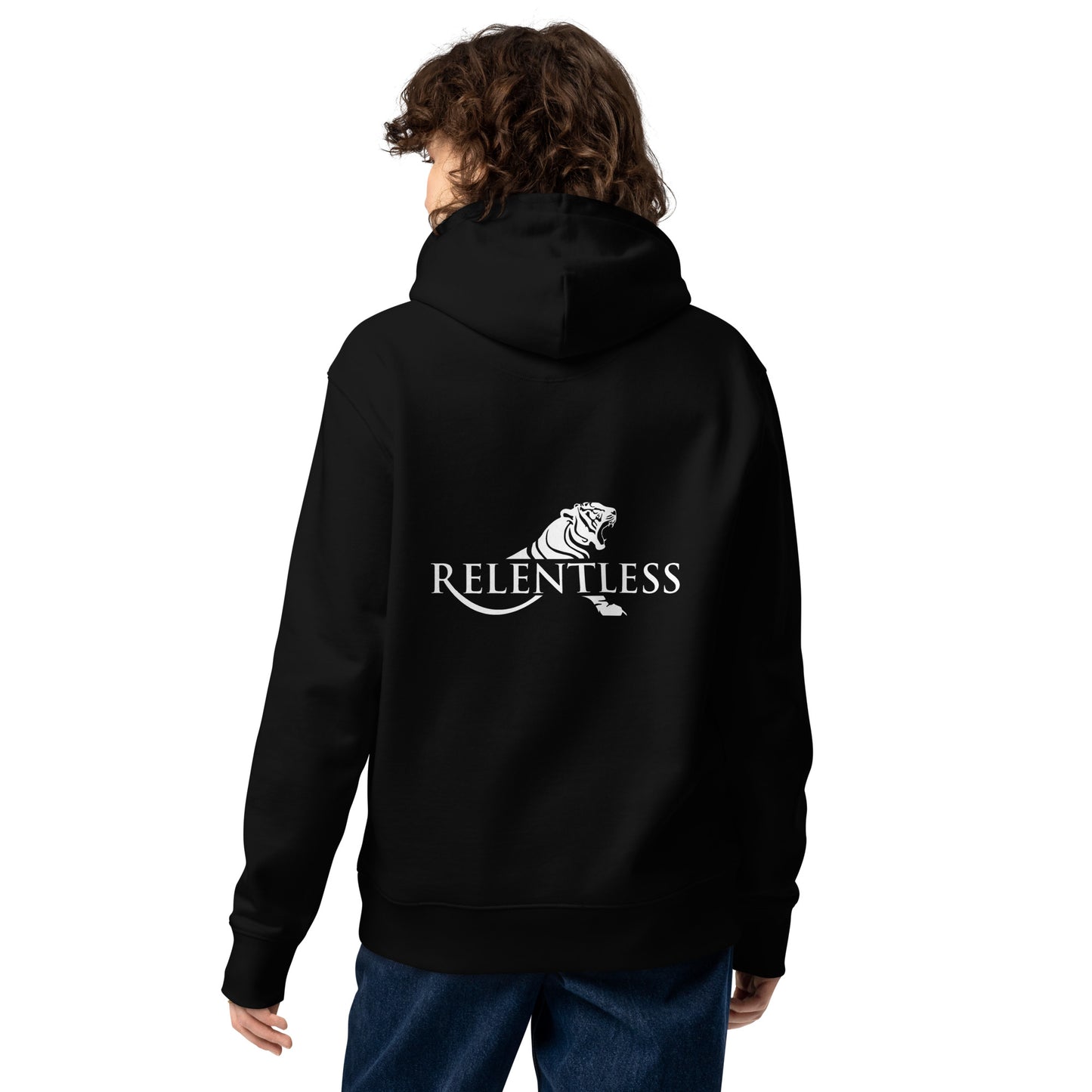 Relentless Classic Dark Hoodie Back Logo