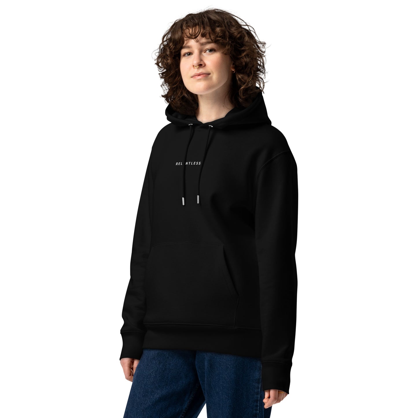 Relentless Classic Dark Hoodie Back Logo