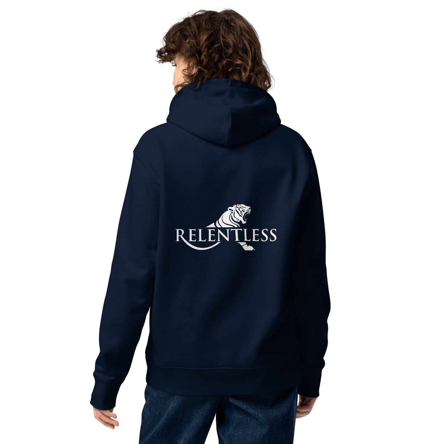 Relentless Classic Dark Hoodie Back Logo